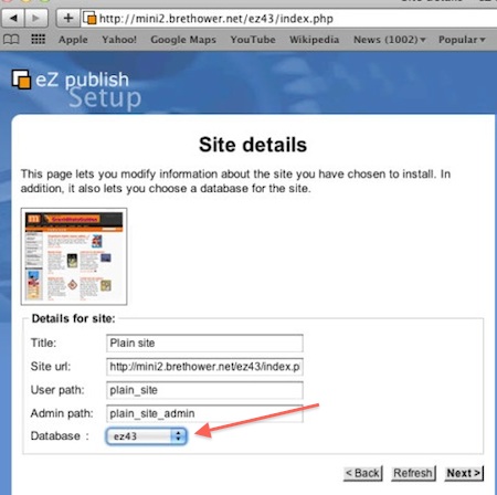 Select Database